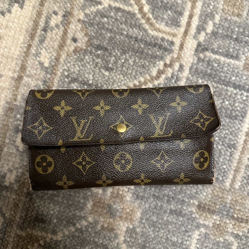 A very old authentic LV wallet